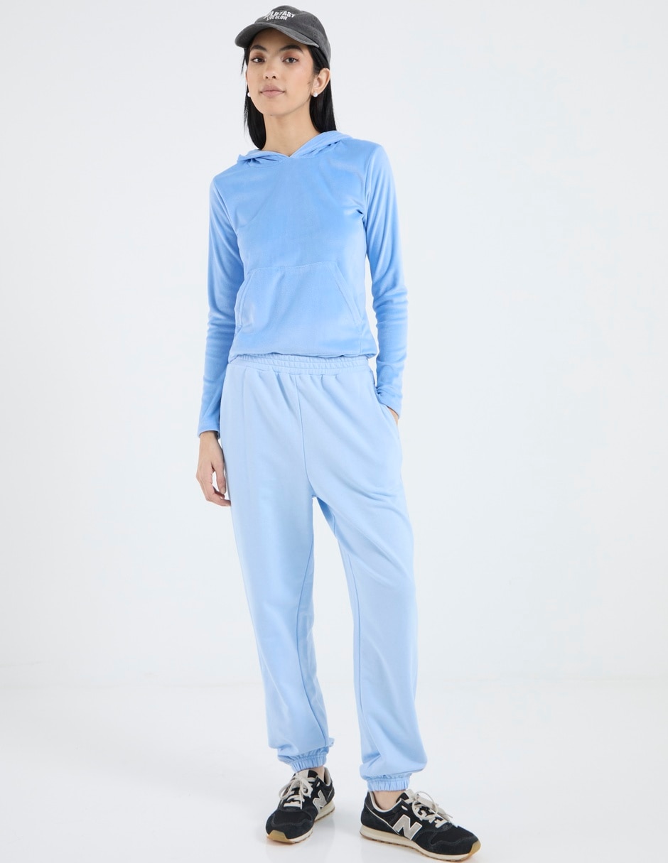 Pants regular con elástico para mujer 3