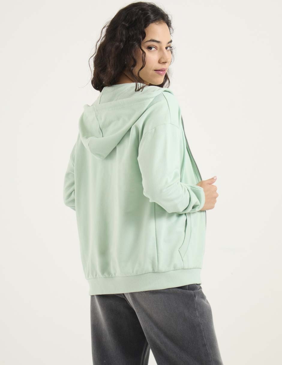 Sudadera con capucha y bolsa para mujer 2