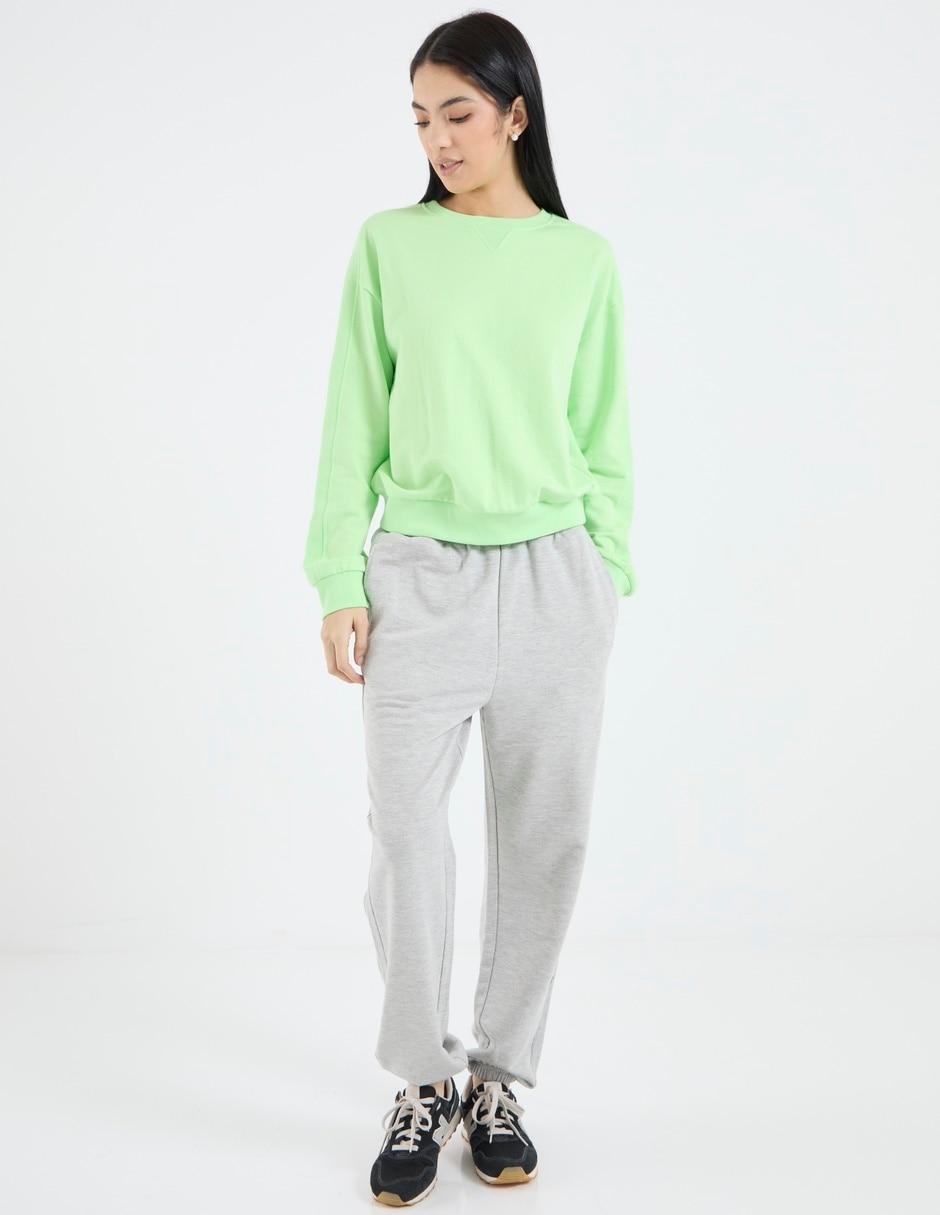 Sudadera acanalada para mujer 3