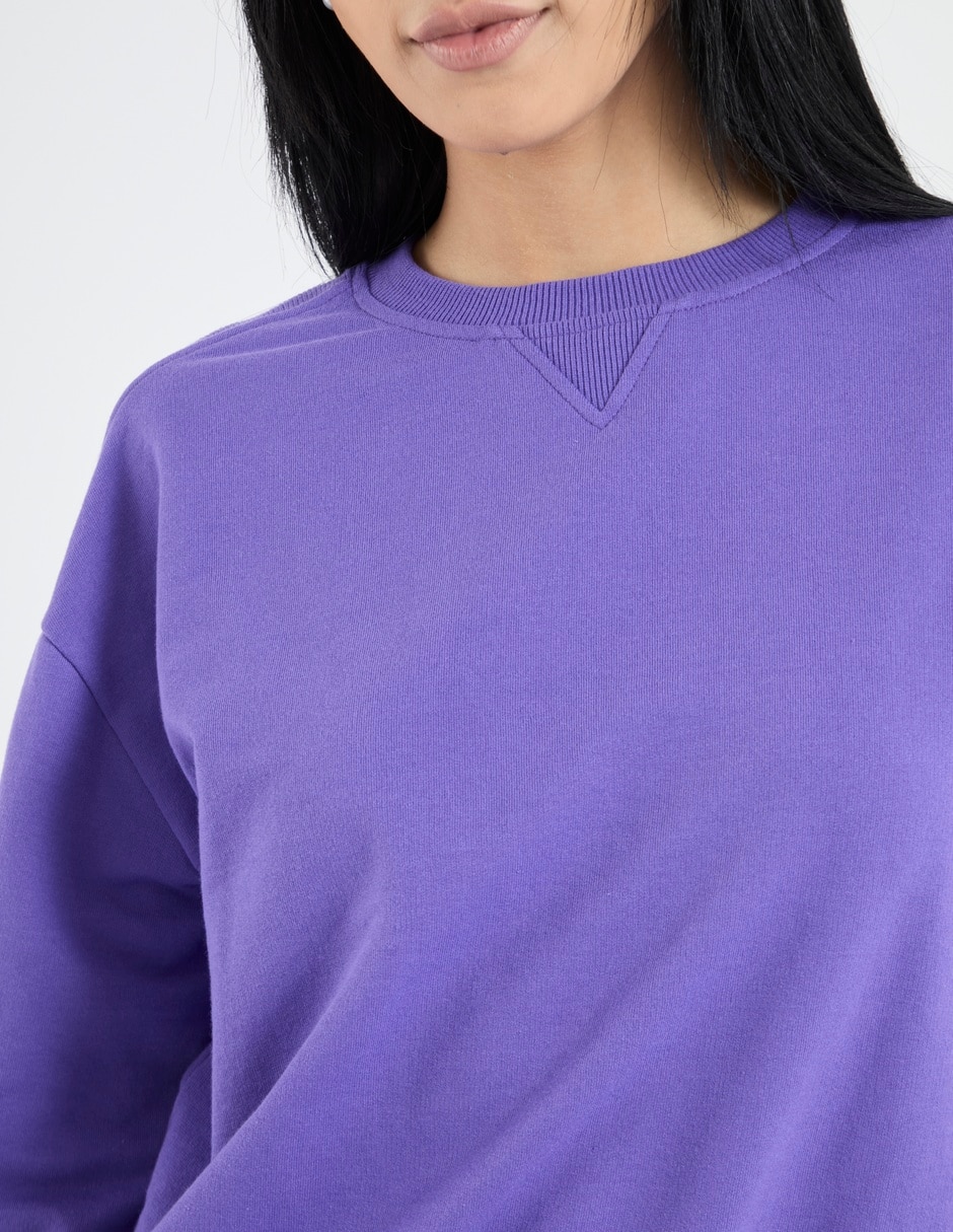 SUDADERA NSM26176-C01 NO, G, LILA NEÓN