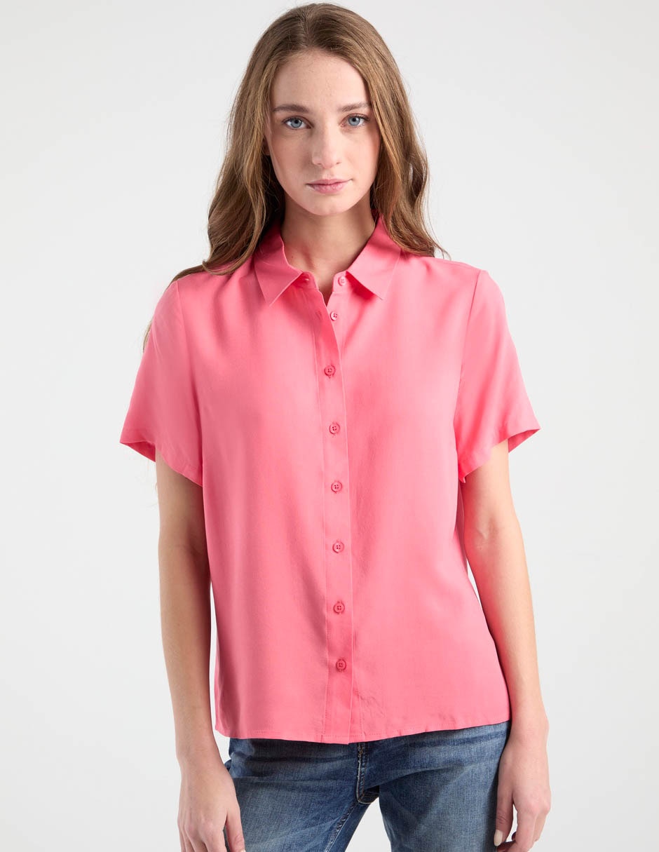 Blusa manga corta para mujer