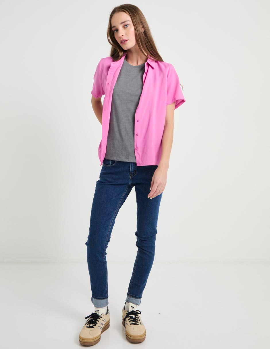 Blusa manga corta para mujer 3