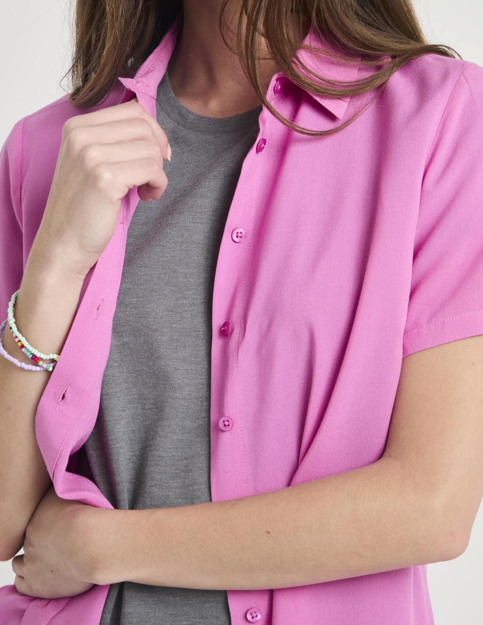 Blusa manga corta para mujer 4