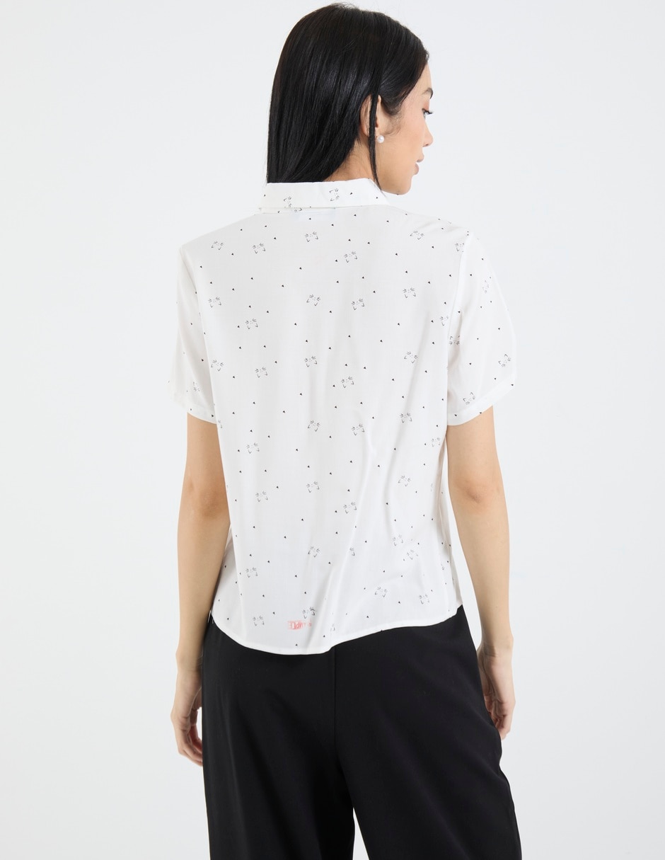 Blusa manga corta para mujer 2