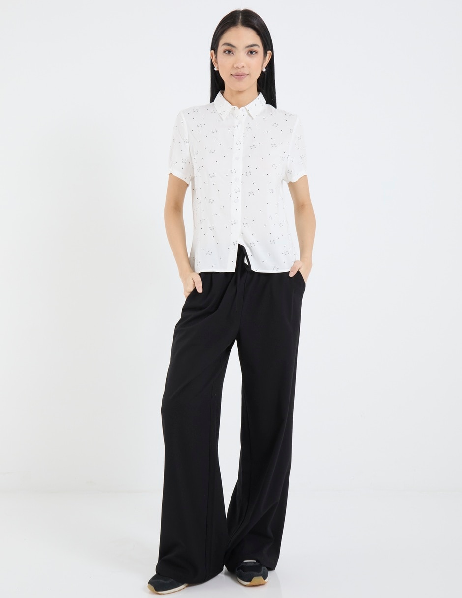 Blusa manga corta para mujer 3