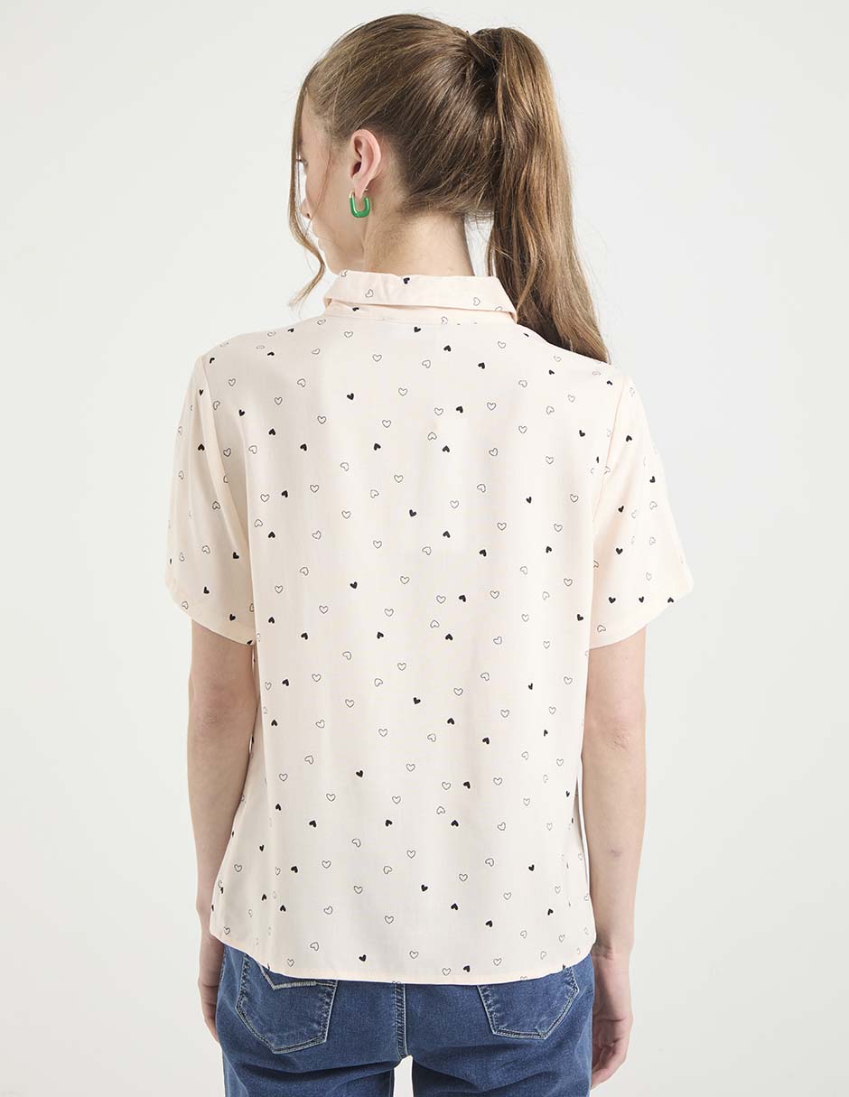 Blusa manga corta para mujer 2