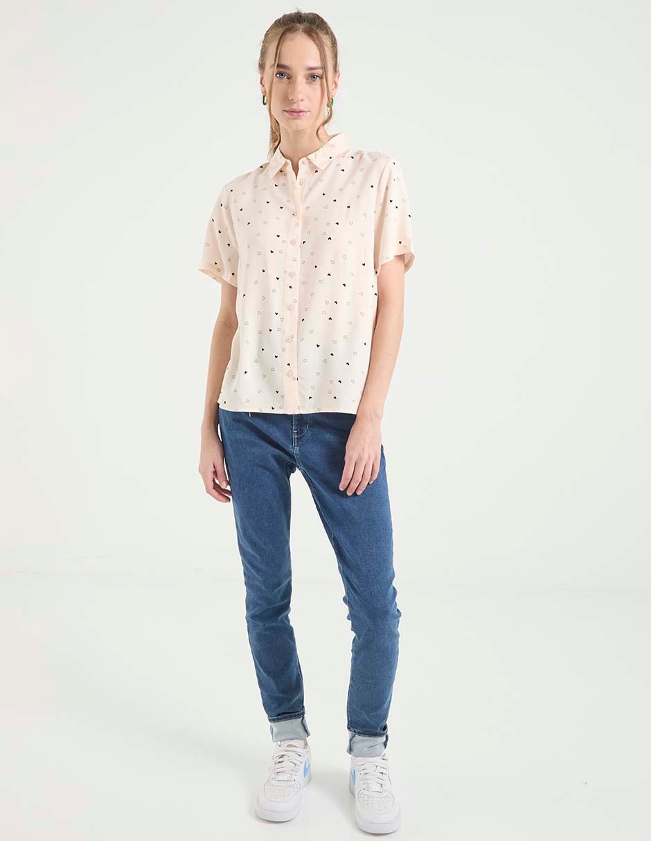 Blusa manga corta para mujer 3