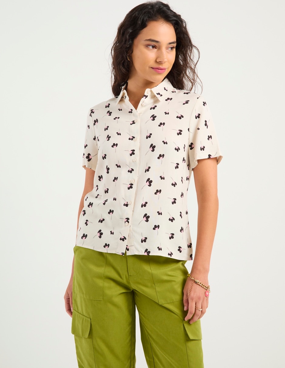 Blusa manga corta para mujer 2