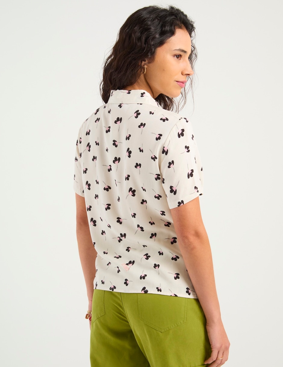 Blusa manga corta para mujer 6