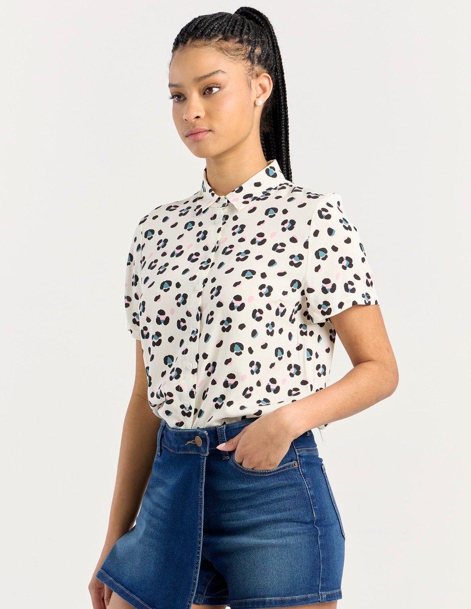 Blusa manga larga para mujer