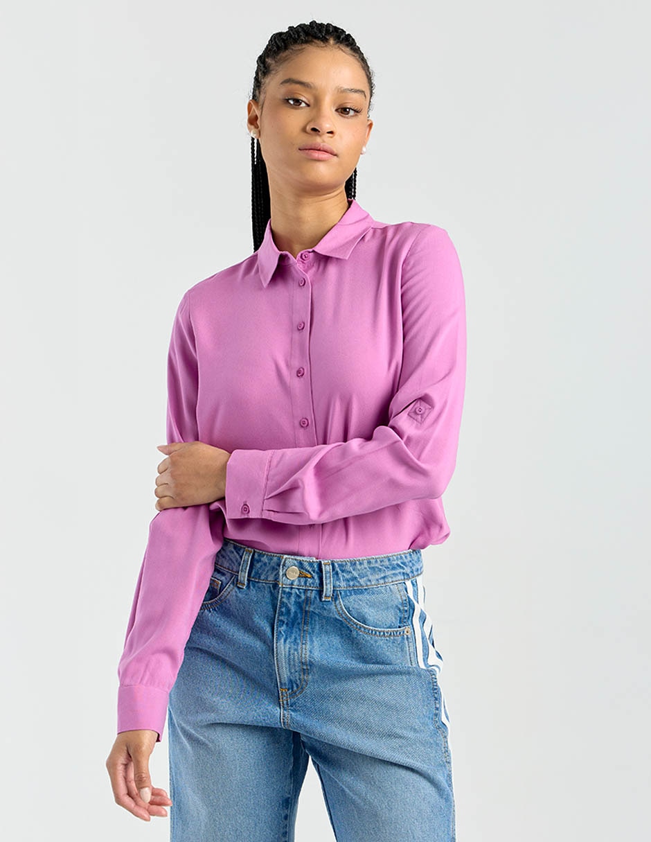 Blusa Camisera Non Stop Manga Larga para mujer