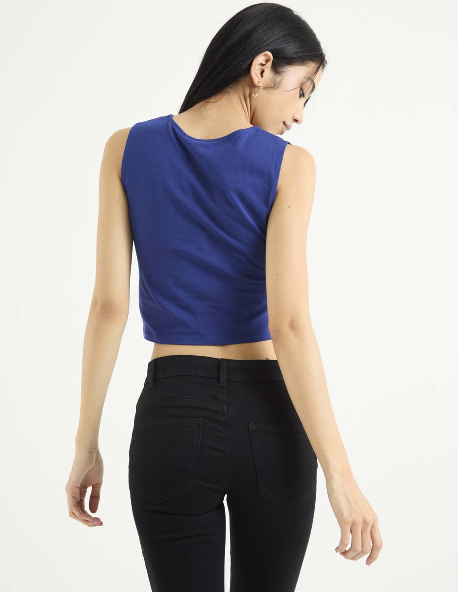 Top Non Stop cuello redondo