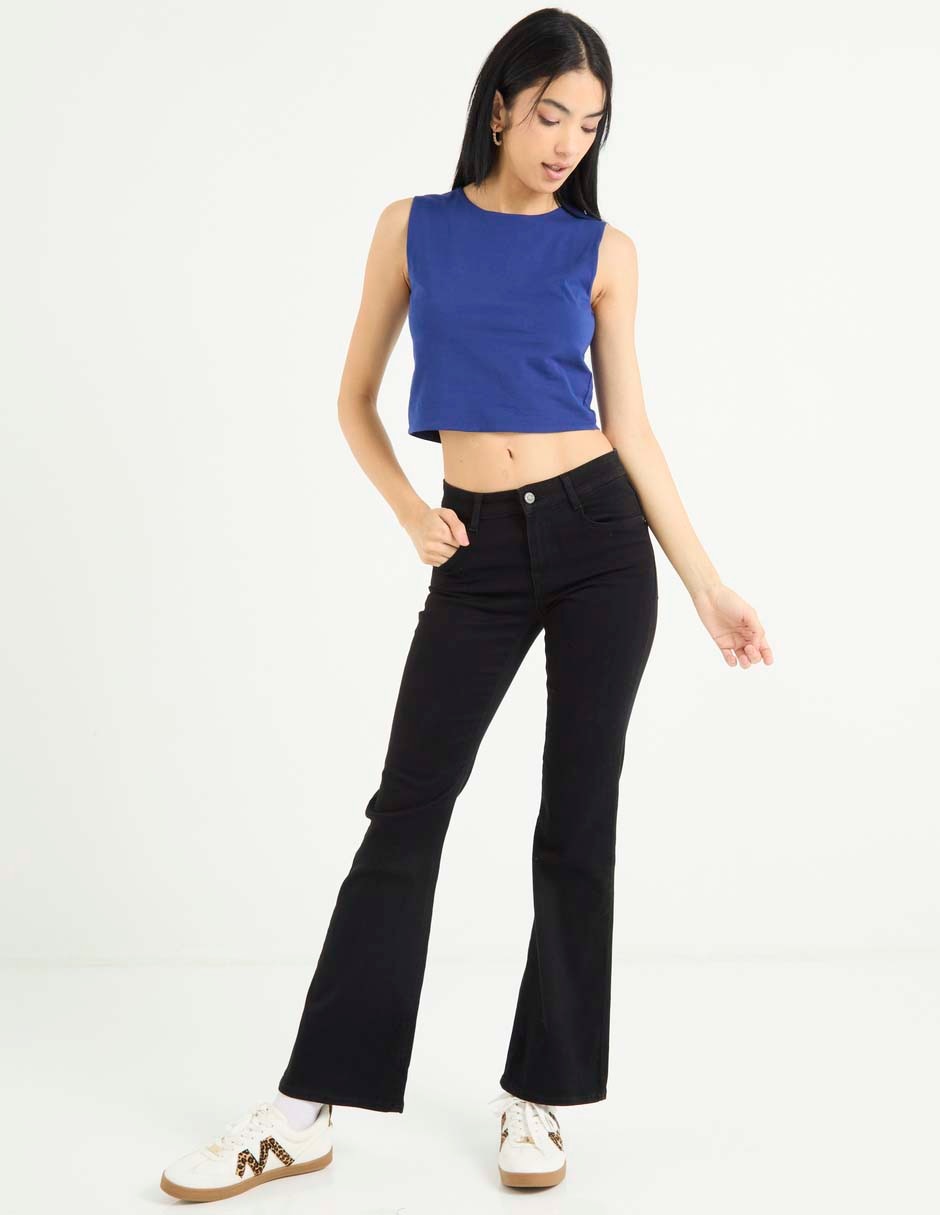 Top Non Stop cuello redondo