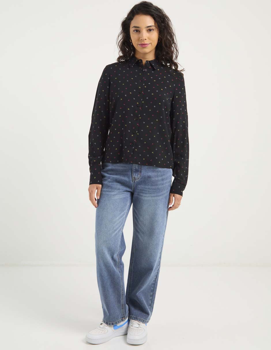 Blusa manga larga para mujer 3