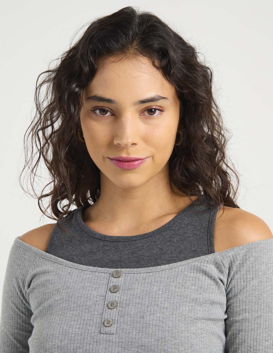 Blusa manga larga para mujer 4