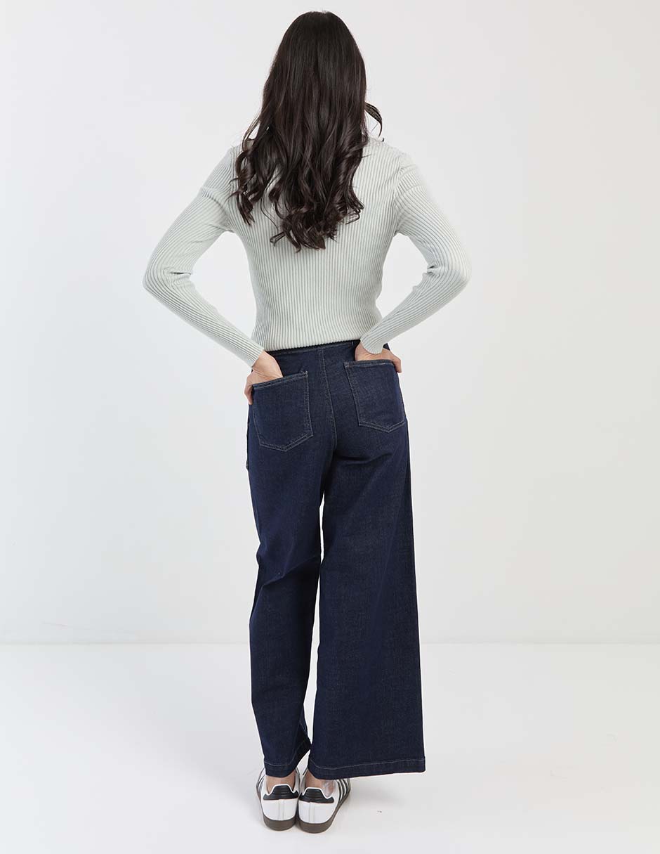 Jeans relaxed amplio para mujer 2