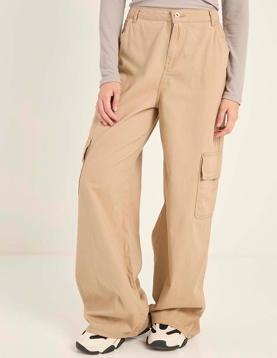 Pantalón cargo amplio para mujer Pantalón cargo amplio para mujer