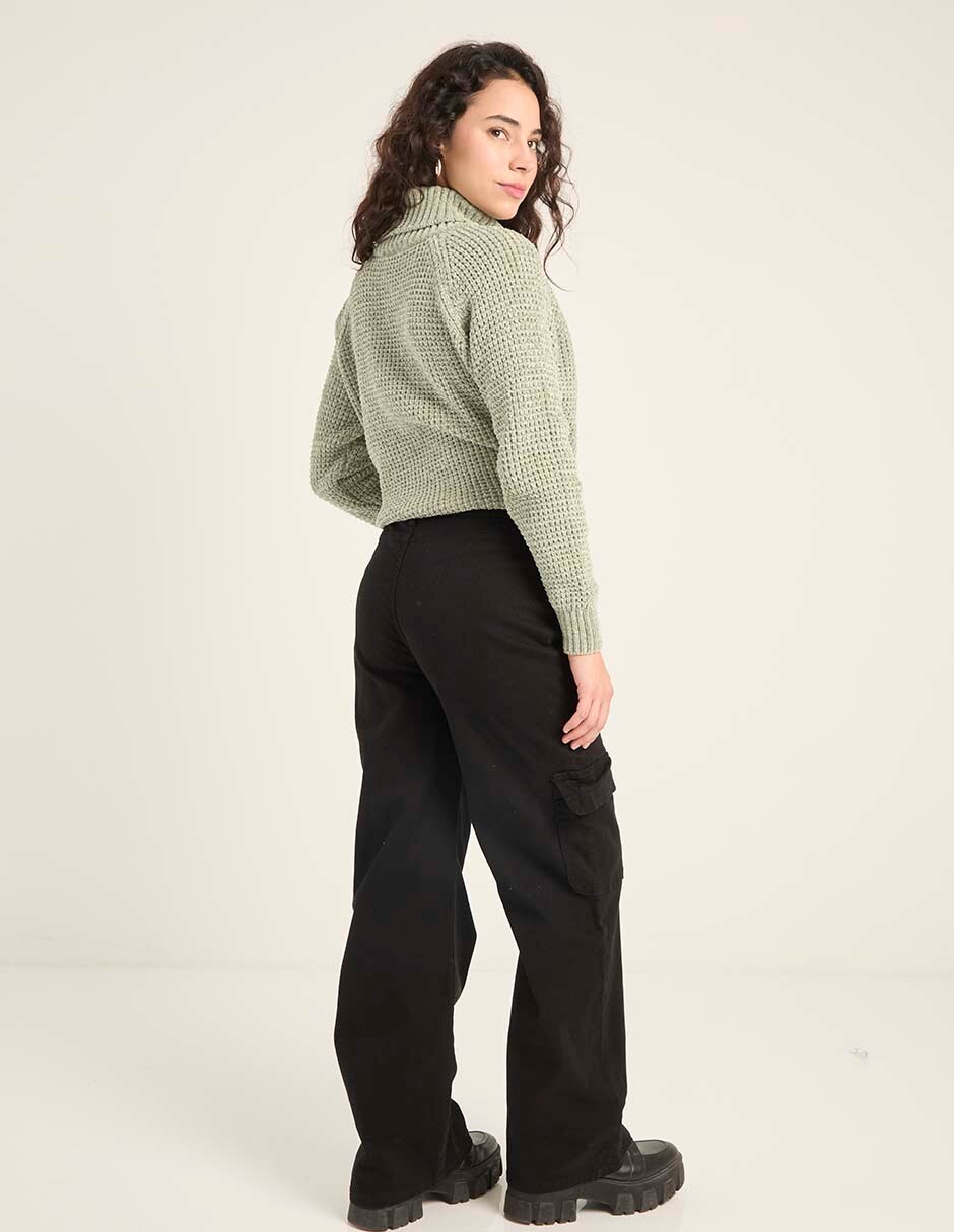 Pantalón cargo amplio para mujer 6