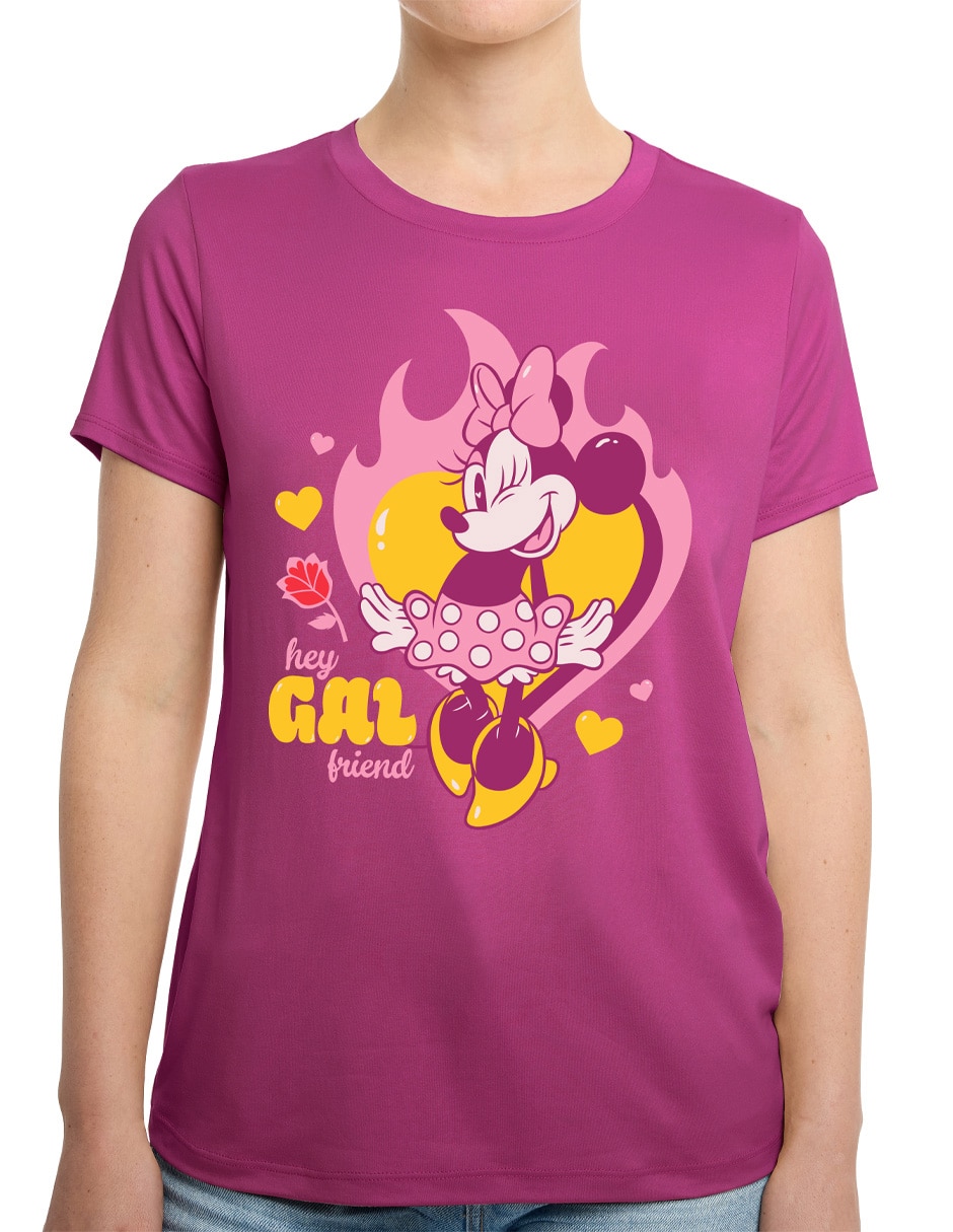 Playera manga corta Minnie Mouse para mujer 4