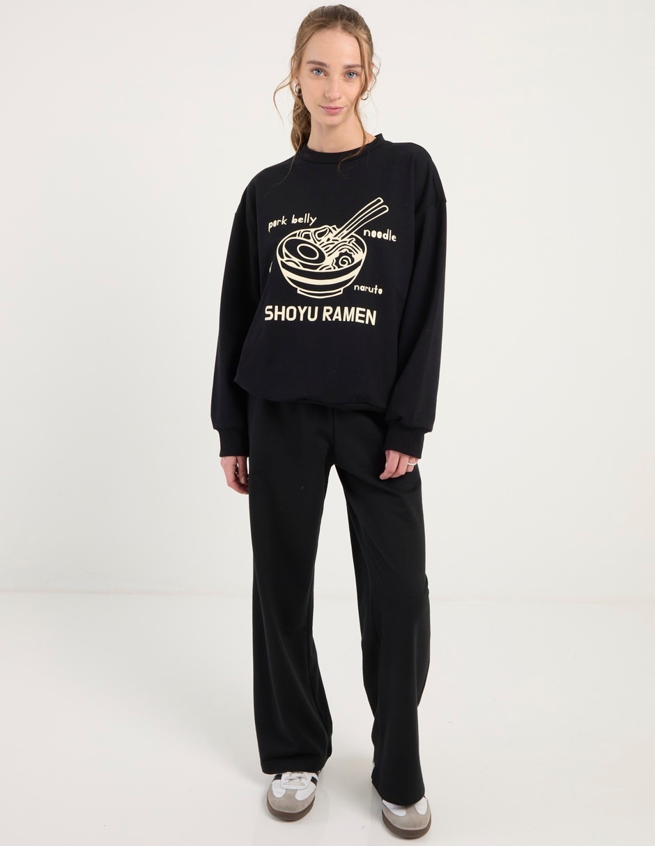 SUDADERA NSM25391-09 NON ST, EG, NEGRO