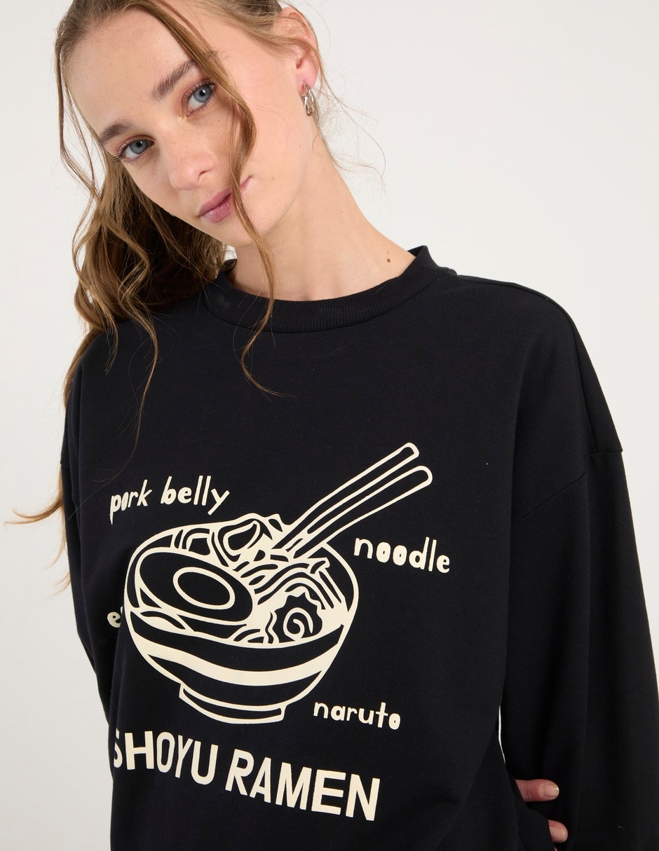 SUDADERA NSM25391-09 NON ST, EG, NEGRO