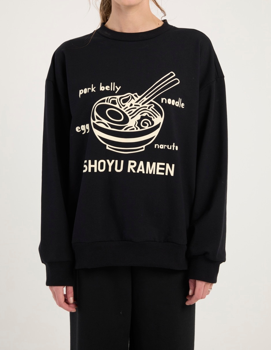 SUDADERA NSM25391-09 NON ST, EG, NEGRO