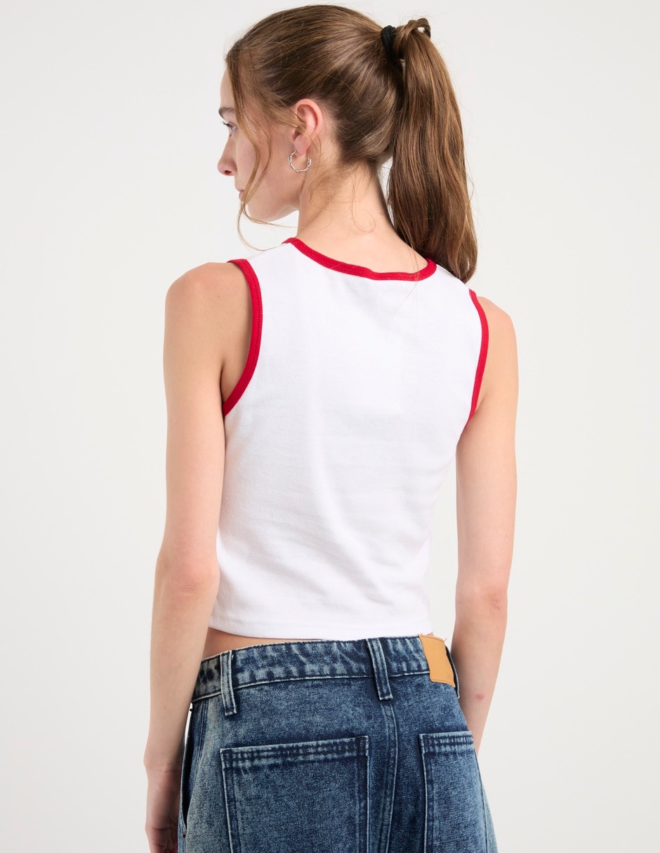 Playera cuello redondo para mujer 2