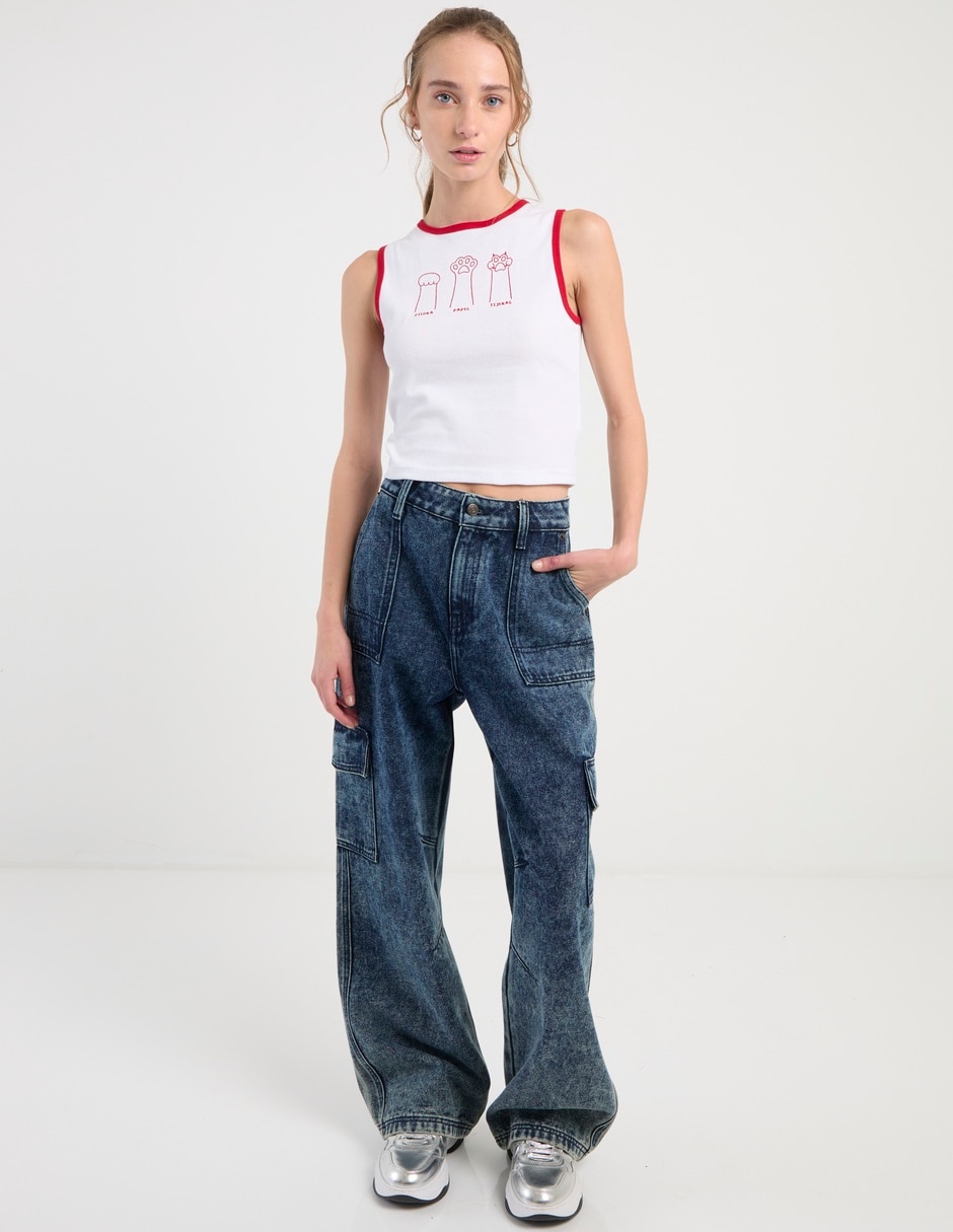 Playera cuello redondo para mujer 3