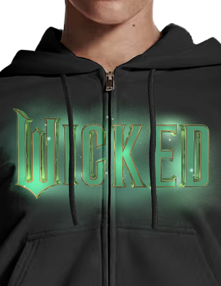 Sudadera con capucha y bolsa Wicked para mujer 4