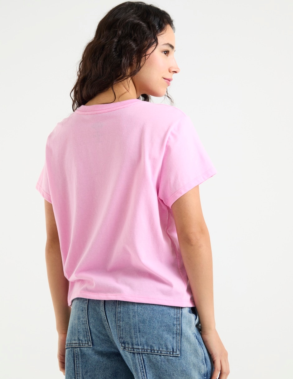 Playera manga corta Wicked cuello redondo para mujer 2