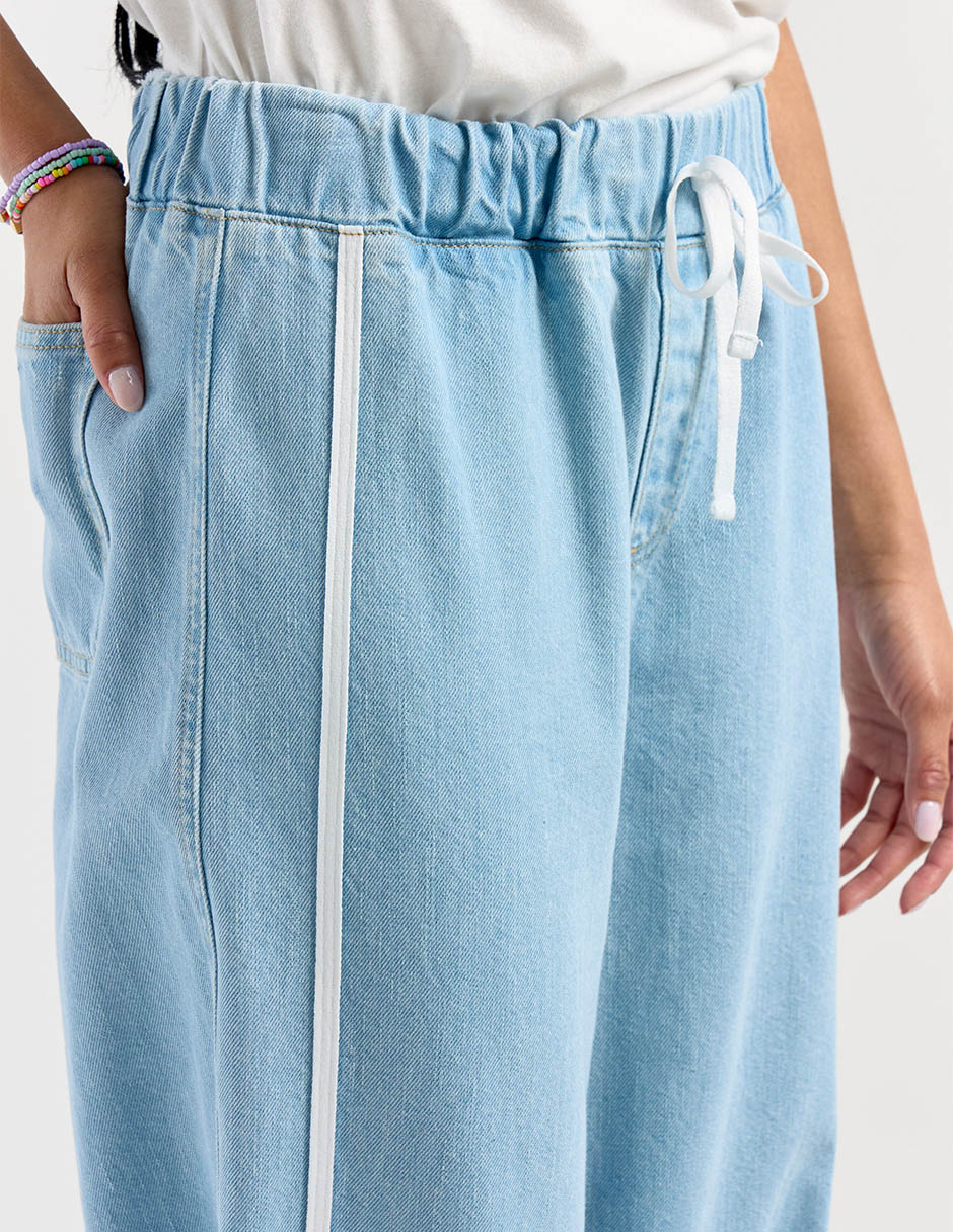 Jeans relaxed straight cintura para mujer 4