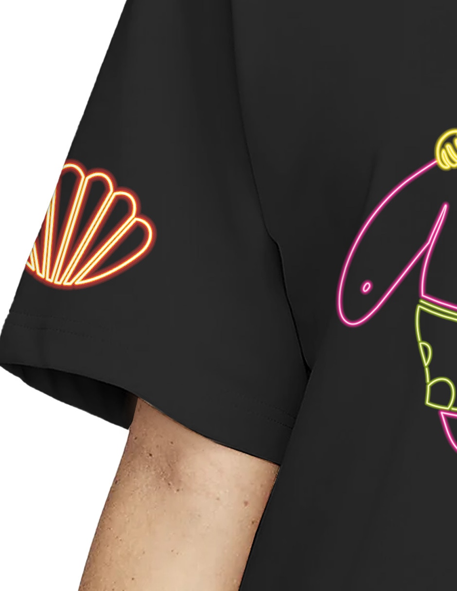Playera manga al codo cuello redondo para mujer 5