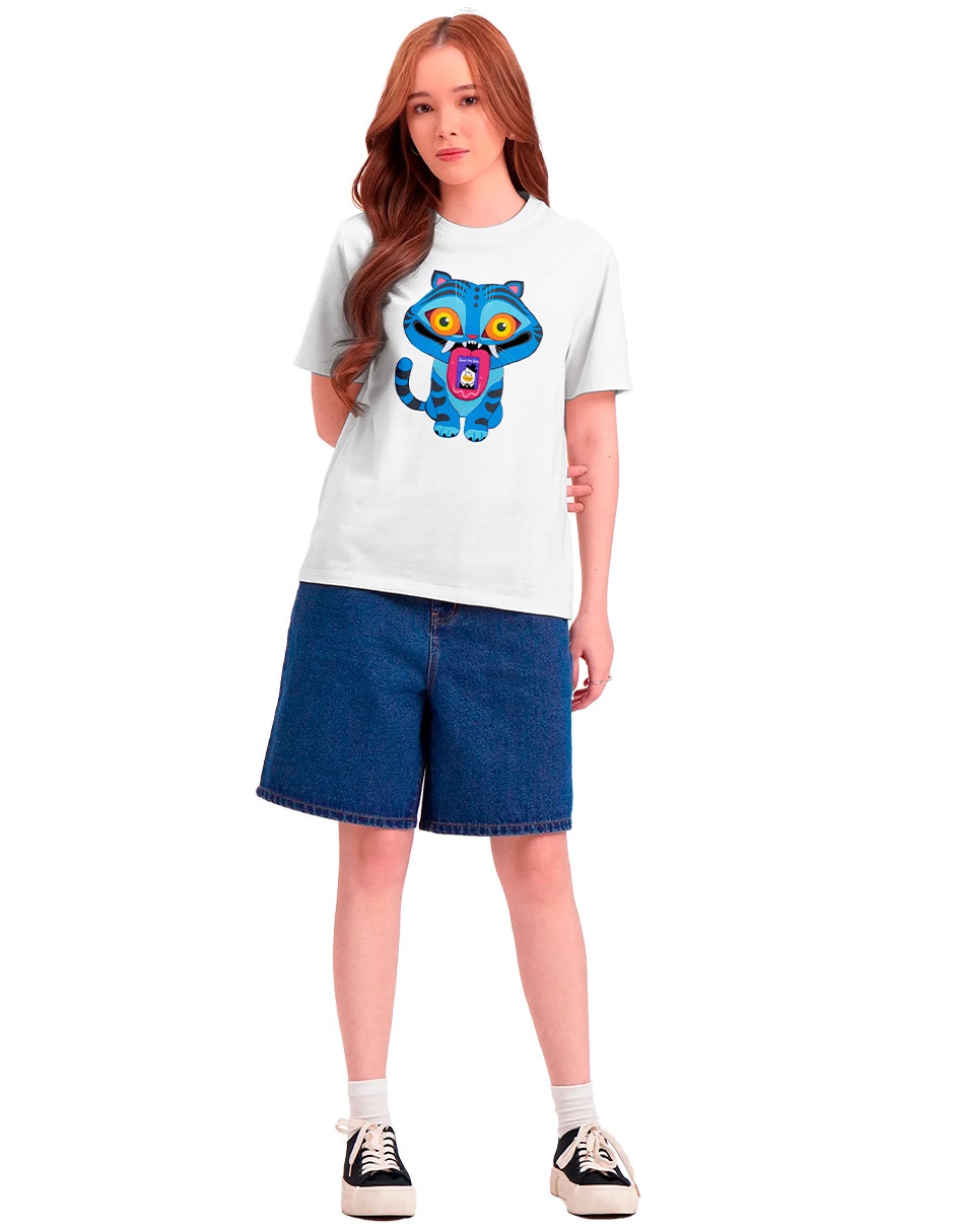 Playera manga corta cuello redondo 3