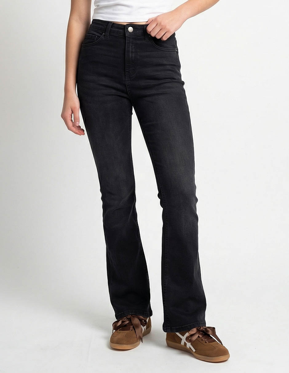 Jeans flare cintura baja para mujer Jeans flare cintura baja para mujer