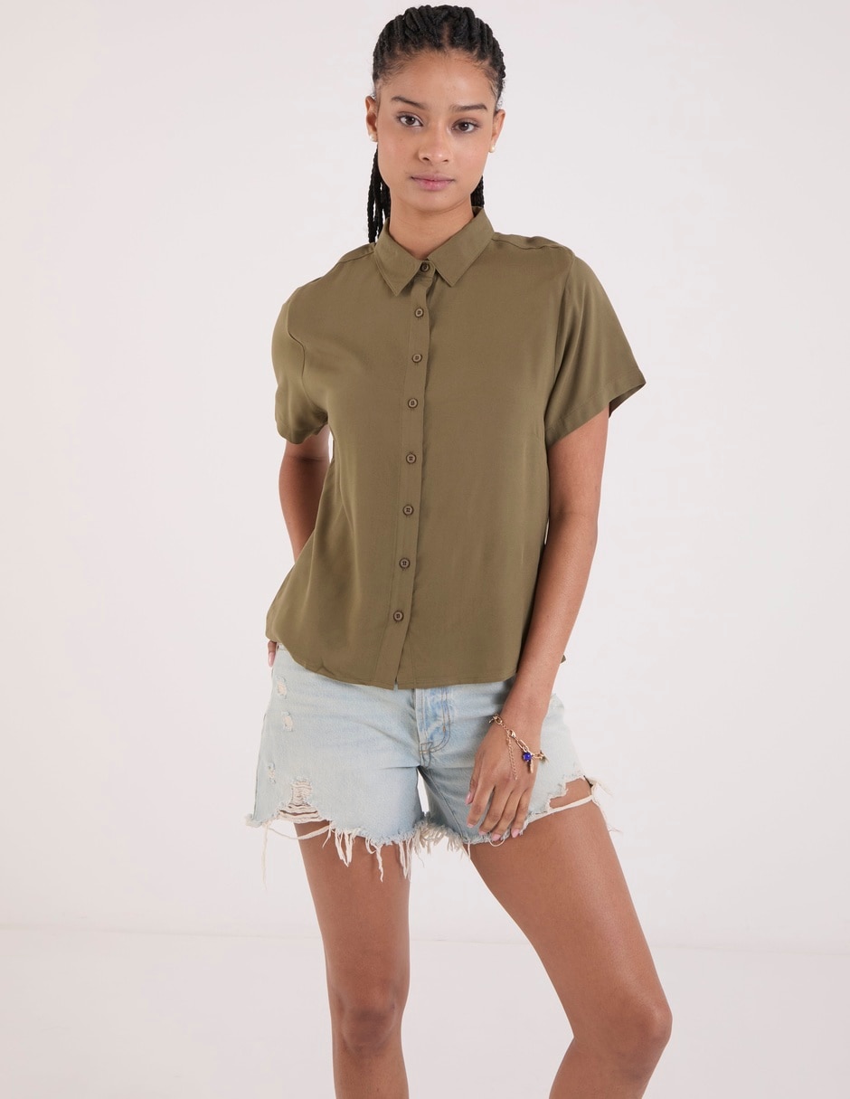 Blusa manga corta para mujer 2