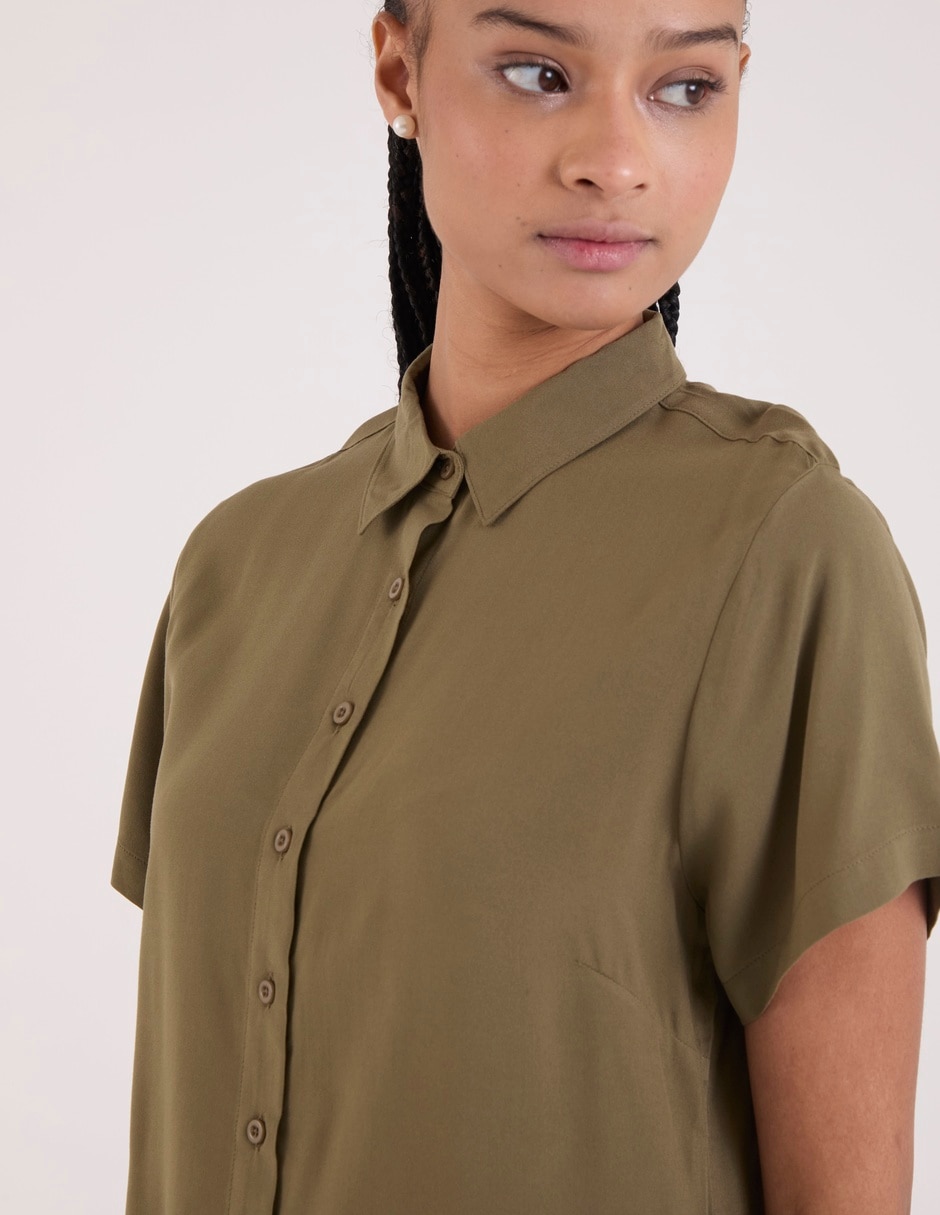 Blusa manga corta para mujer 4
