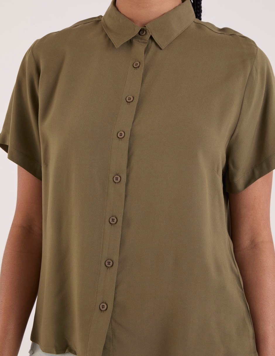 Blusa manga corta para mujer 5