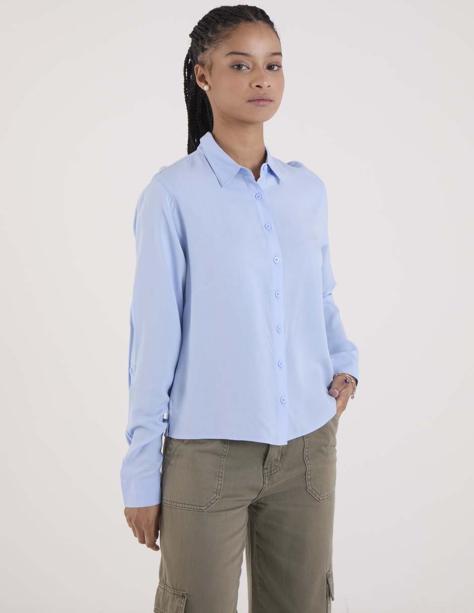 BLUSA NSM26575-P07 NON, G, DENIM CLARO