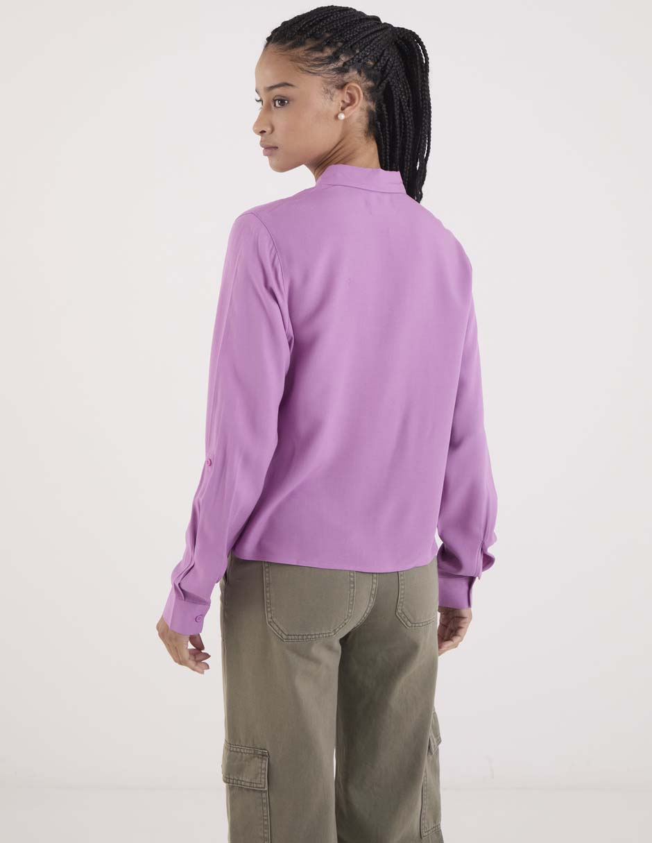 Blusa manga larga para mujer 6